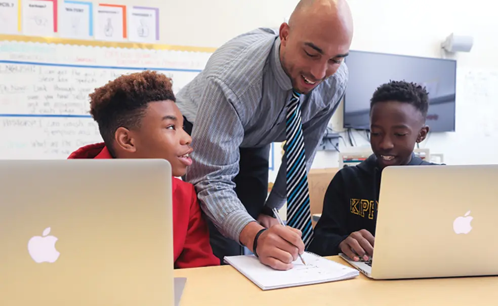 Brandon Nicholson ’05 Is Mentoring Black Male Students in STEM Brandon Nicholson ’05 Is Mentoring Black Male Students in STEM