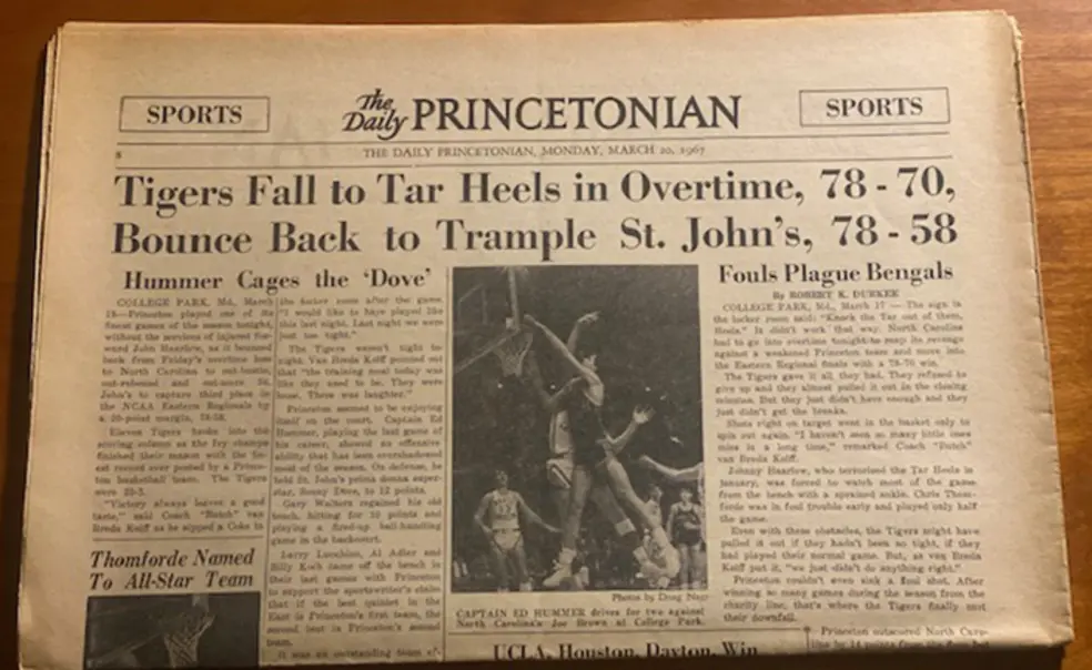 Essay: Remembering the Last Time Princeton Made the Sweet 16 in 1967 Essay: Remembering the Last Time Princeton Made the Sweet 16 in 1967
