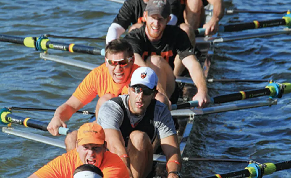 Extra Point: Fit, Fat Cats: Rowers Reunite, One Stroke at a Time Extra Point: Fit, Fat Cats: Rowers Reunite, One Stroke at a Time
