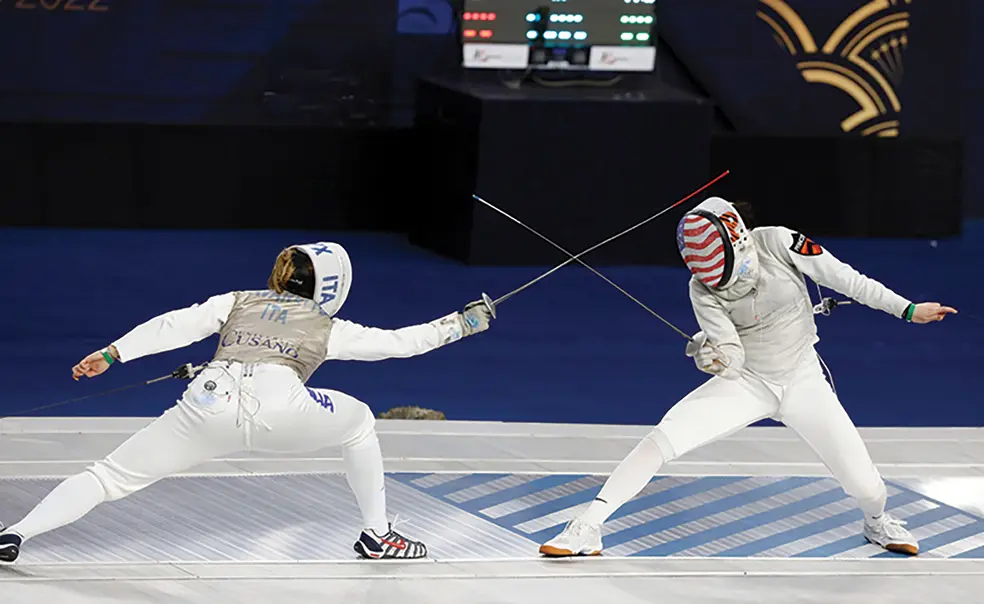 Two Student Fencers Parry Their Way Toward Paris Olympics