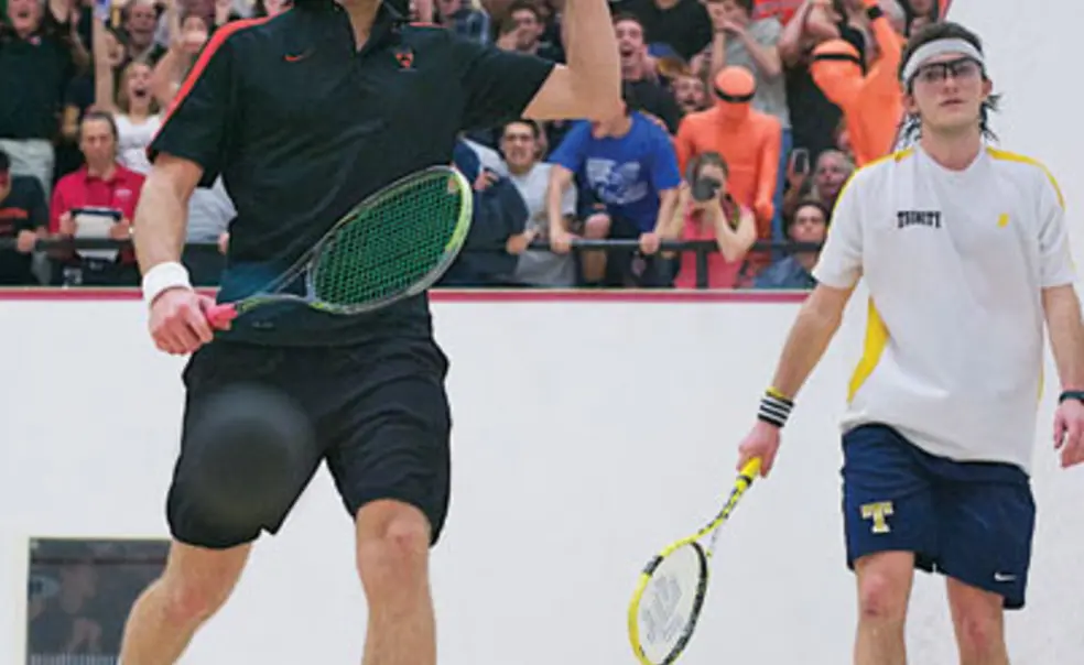 Men’s squash defeats Trinity for national title