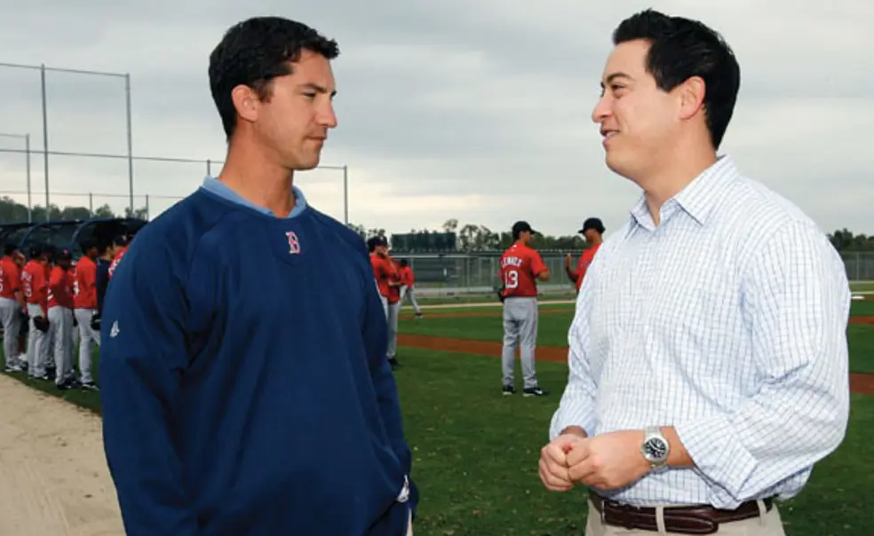 Hazen ’98 and Gilula ’98 Help to Keep the Red Sox in Top Form