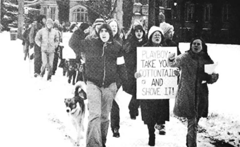 TWT_new.jpg Students protest Playboy’s Princeton photo sessions.