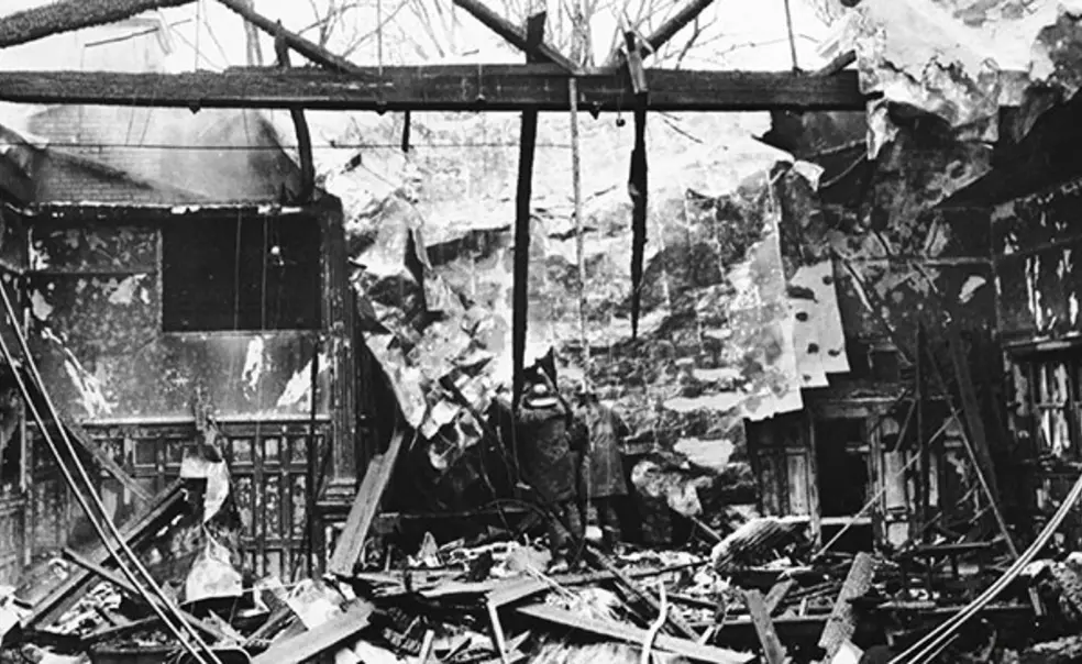 Blaze at Whig Hall Blaze at Whig Hall