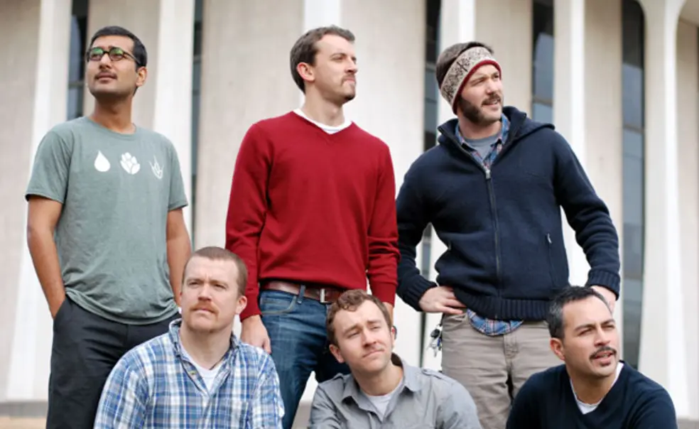 Mustachioed, for a cause Mustachioed, for a cause