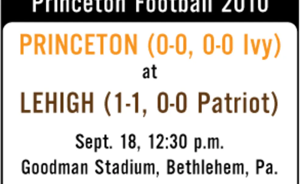 Football preview: Princeton at Lehigh Football preview: Princeton at Lehigh