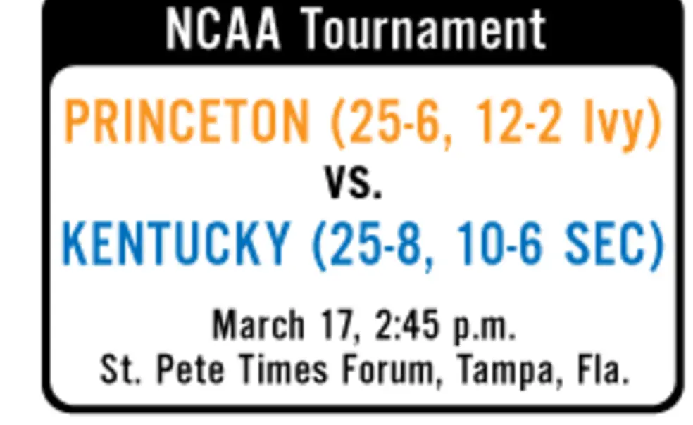 NCAA Preview: Princeton men's basketball vs. Kentucky NCAA Preview: Princeton men's basketball vs. Kentucky