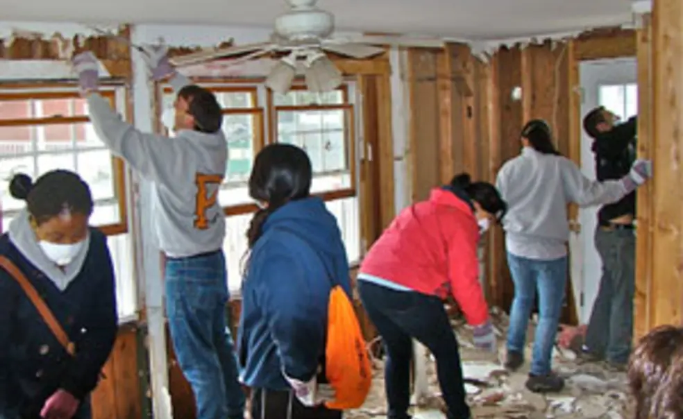 Student volunteers aid recovery efforts on Long Beach Island Student volunteers aid recovery efforts on Long Beach Island
