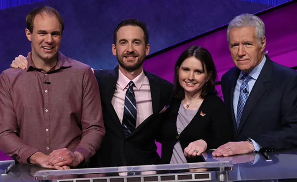 March 12, 2019: Jeopardy! All-Stars Kelly ’02 and Madden ’03; Headlines From Two Alumni Judges March 12, 2019: Jeopardy! All-Stars Kelly ’02 and Madden ’03; Headlines From Two Alumni Judges
