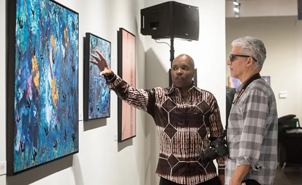 March 13, 2018: Artist Ponder ’81 Featured in New Haven Show; Kaminsky ’69 Cooks on an Icelandic Geyser; and More