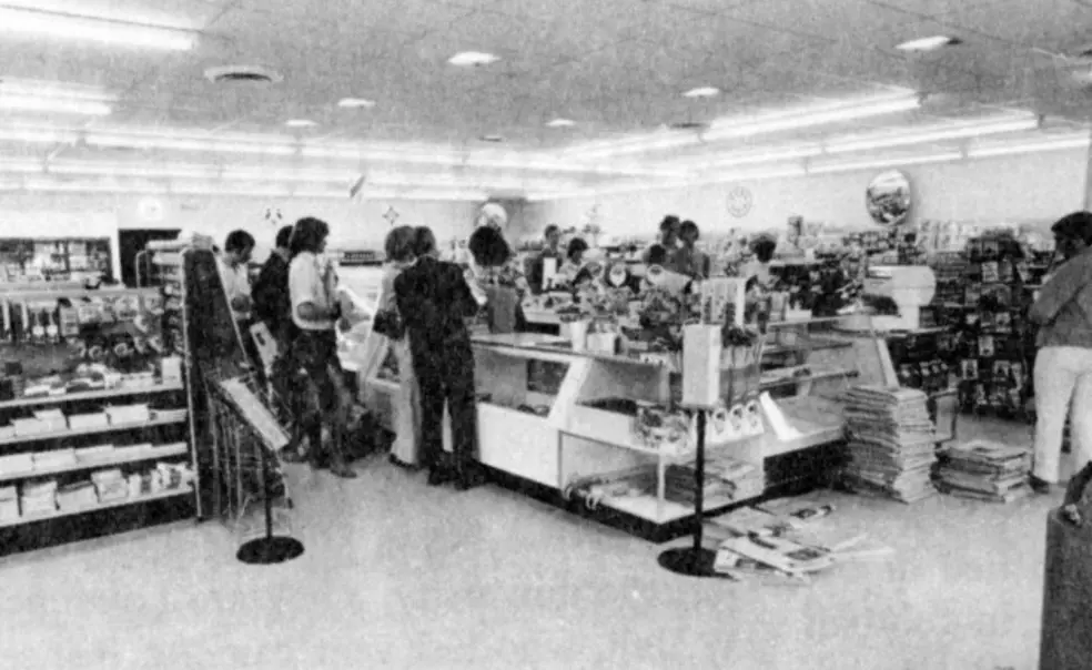 Princeton's Wawa in 1974. (PAW Archives)