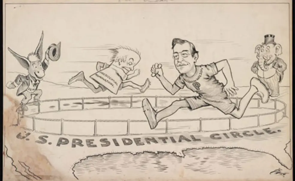 Library highlights Wilson's 1912 election victory