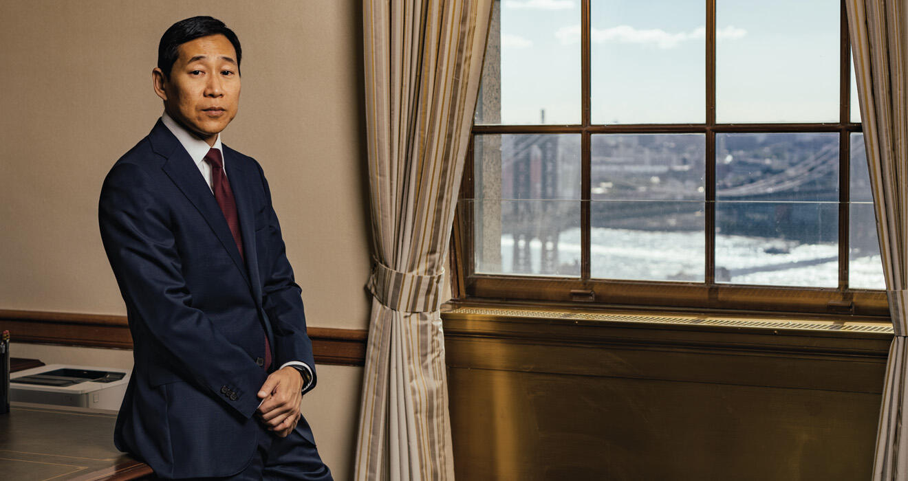 Judge Michael Park ’98 in his New York office