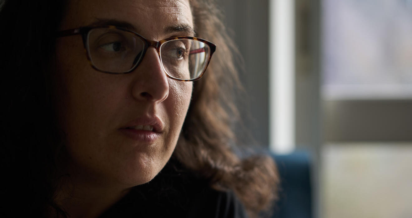 Israeli-Russian doctoral researcher from Princeton University, Elizabeth Tsurkov, who was kidnapped in Iraq, in 2023 and released last September, poses for a photo during an interview in Ramat Gan, Israel, on Nov. 6, 2025.