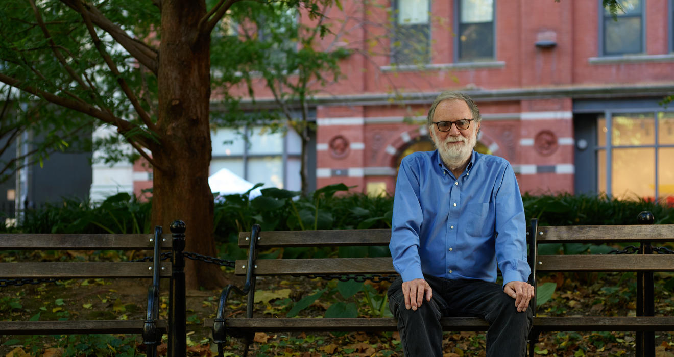 Maitland Jones Jr. in a New York City park.