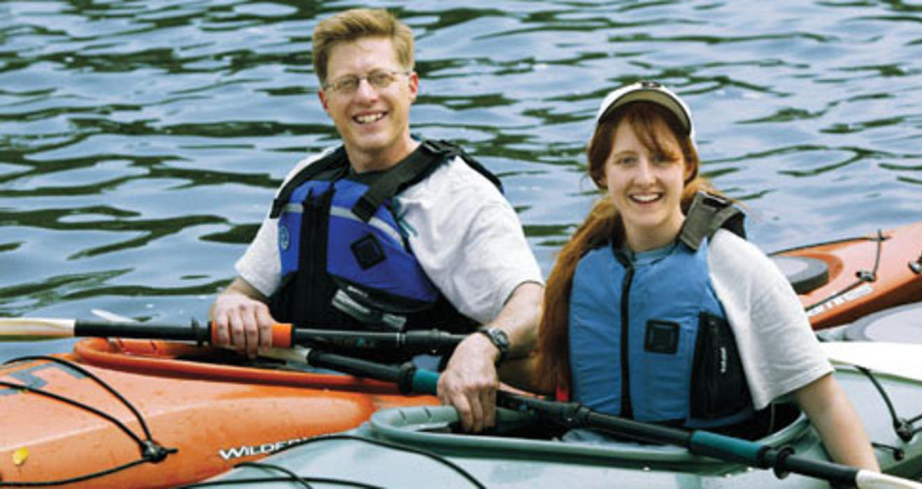 Jeff Rosalsky ’85 and his daughter, Alexa.