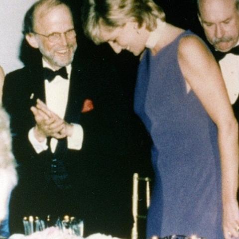 Lanny Jones ’66 with Princess Diana