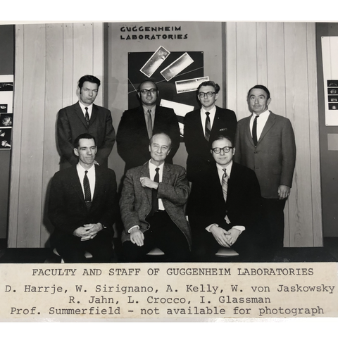 Faculty and staff of Princeton's Guggenheim Laboratories, circa 1960