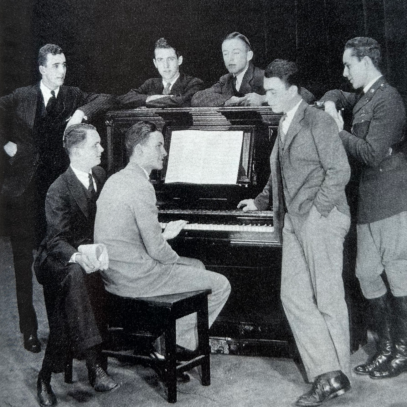 The Production Committee of the 1931-32 Triangle Show, “Spanish Blades.” 