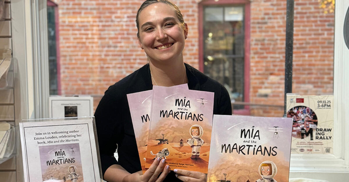 Astrophysicist Emma Louden ’20 Pens Children’s Books About Space