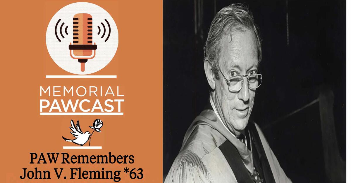 Remembering John V. Fleming *63 | Princeton Alumni Weekly