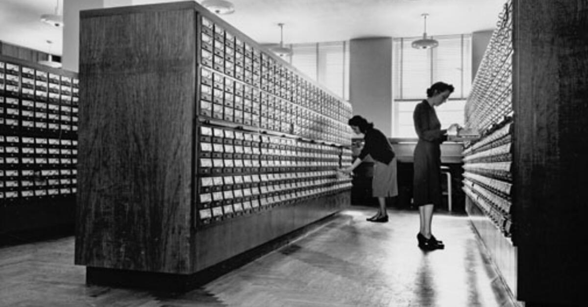 Firestone’s card catalog Now it’s just a memory Princeton Alumni Weekly