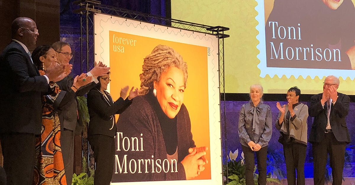 New Toni Morrison Stamp Revealed in Ceremony on Campus | Princeton