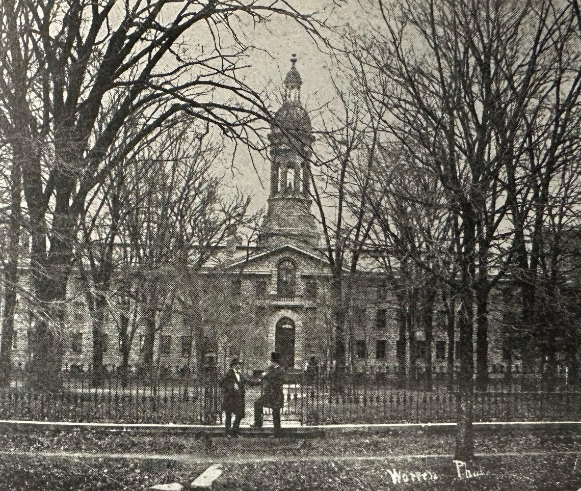 Nassau Hall at the Beginning of the Civil War