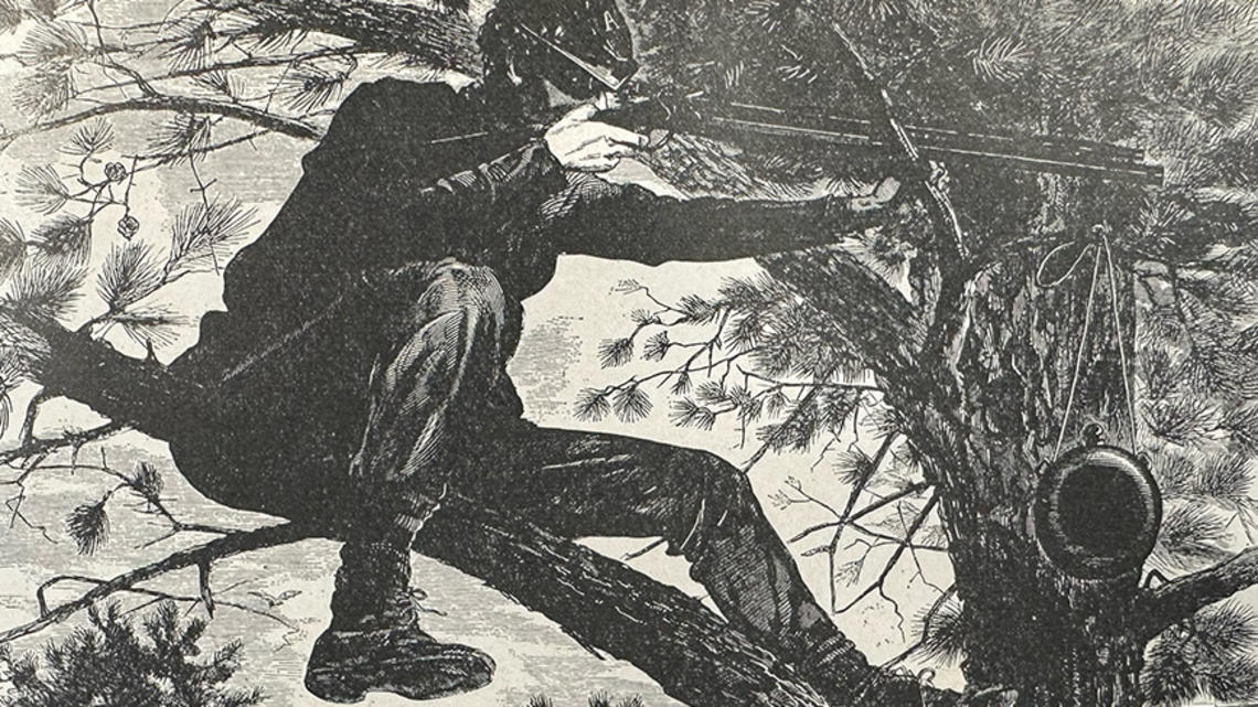 The Army of the Potomac: a sharpshooter on picket site