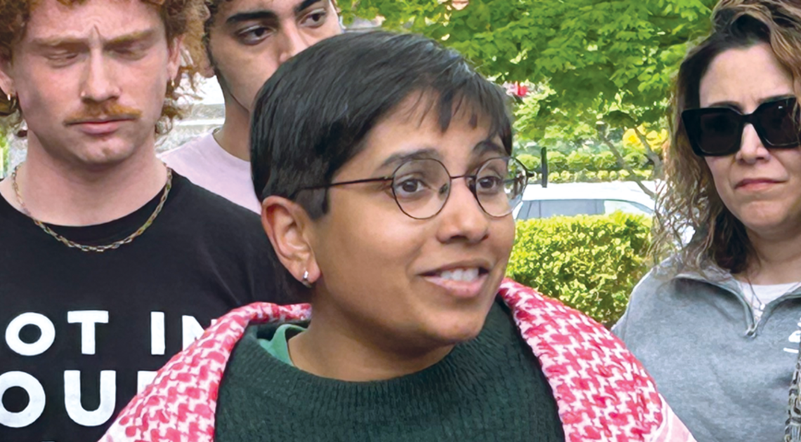 Aditi Rao speak at a news conference