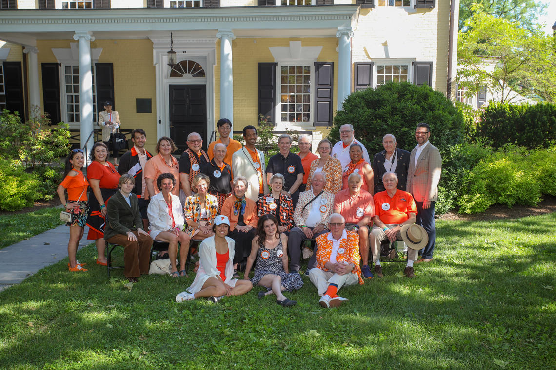 Class secretaries and memorialists gather at Maclean House May 26, 2023, for PAW’s annual Reunions reception in their honor. 