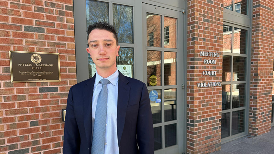 David_Piegaro.jpg David Piegaro ’25 stands in front of Municipal Court.