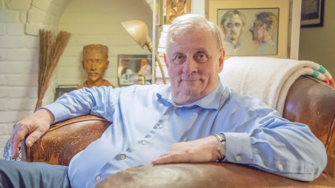 OTC_Edmund White In Memoriam.jpg Edmund White sitting in a stuffed chair