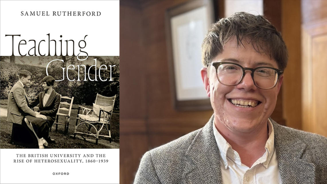 Sam Rutherford ’12 and her new book, "Teaching Gender."