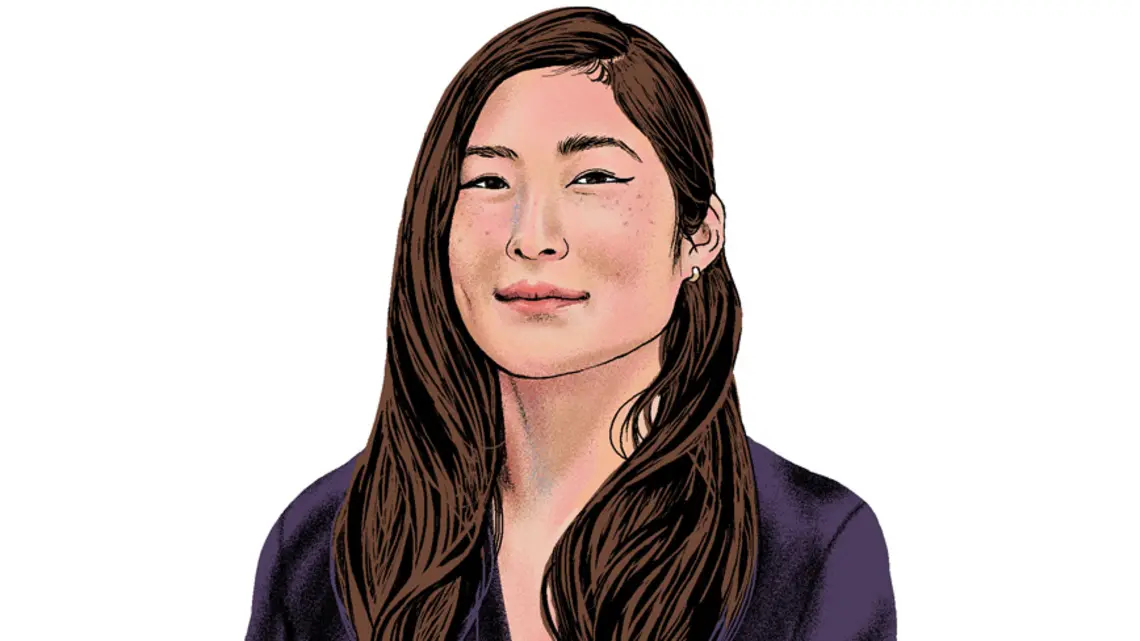 RESEARCH_BtR Christina Kim.jpg Illustrated portrait of Christina Kim