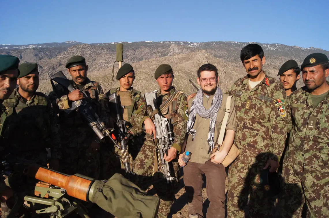 3 Author in Pech valley - photo courtesy of Wesley Morgan.JPG