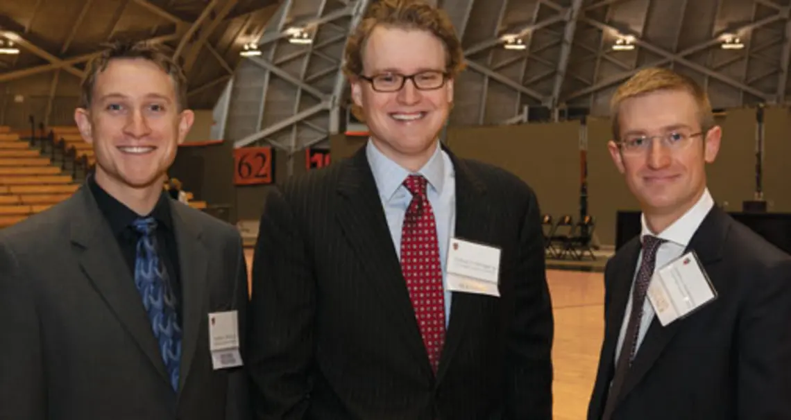 AS_ADjacobusNew.jpg Four graduate students received the University’s highest honor for graduate students, the JACOBUS FELLOWSHIP, which supports the final year of study. Above, from left: