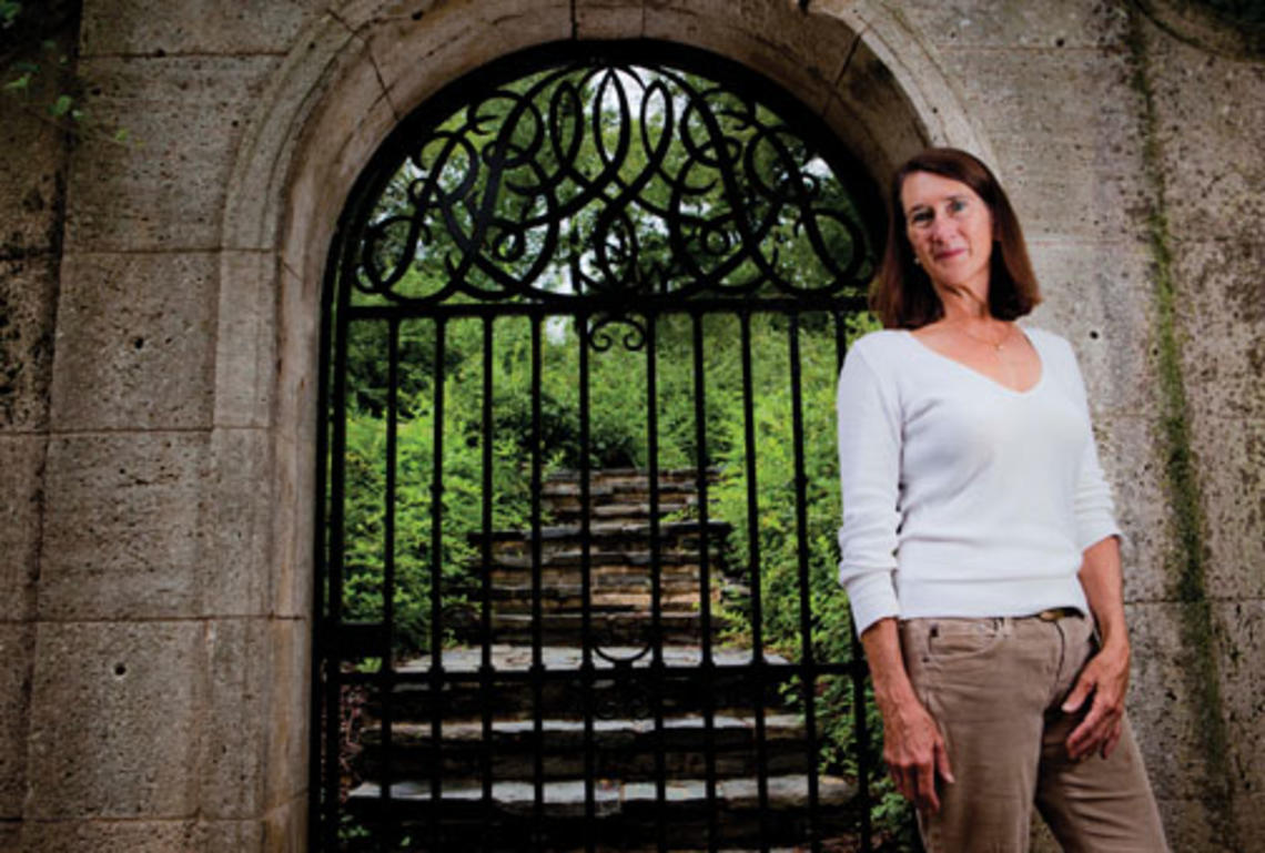 Rebecca Trafton ’75 aims to preserve Dumbarton Oaks Park in Washington, D.C., which has been ravaged by storm water and invasive plants.