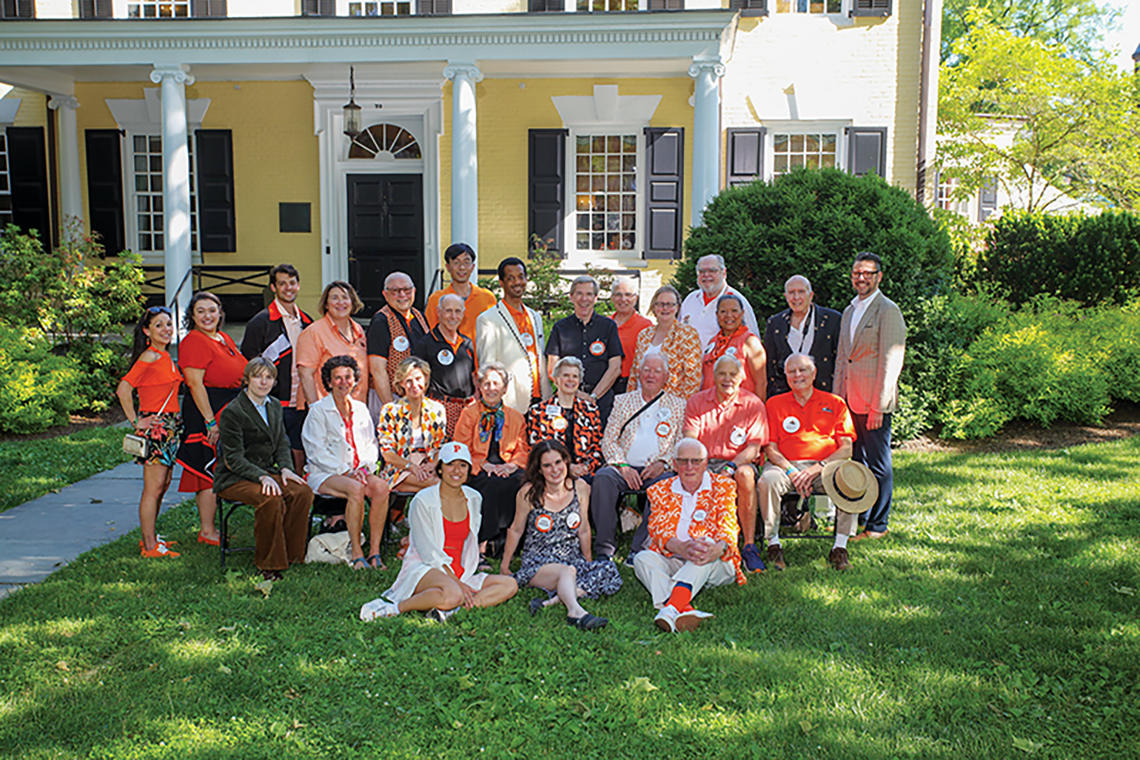 Class secretaries and memorialists gathered at Maclean House