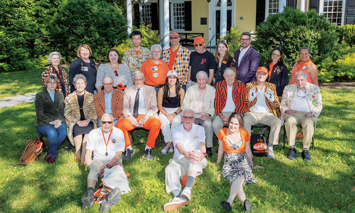 Group photo of class secretaries: Class Scribes