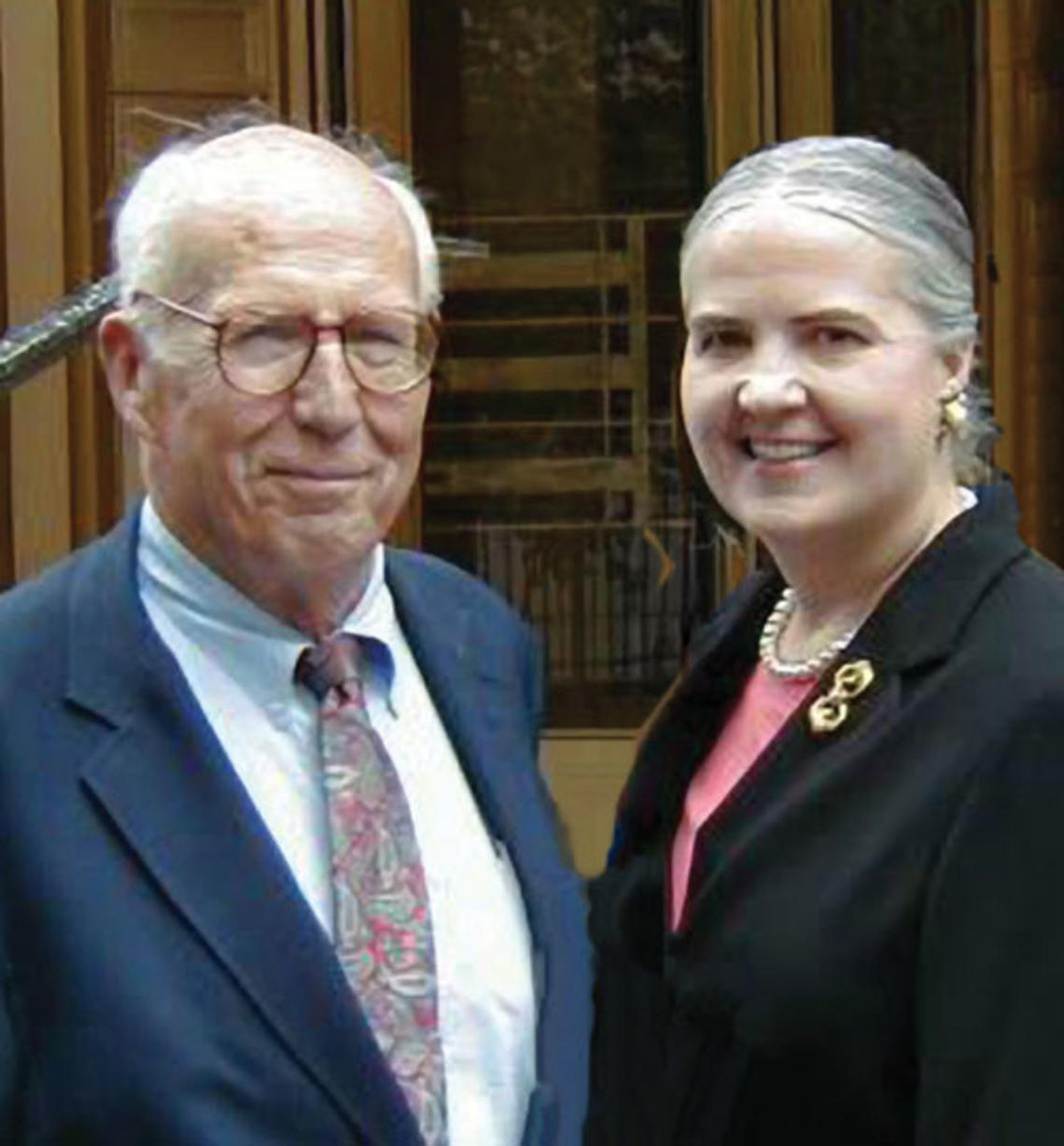 Gabriel North Seymour ’80, right, and her father, Whitney North Seymour Jr. ’45, defended a man charged with “failure to appear.”