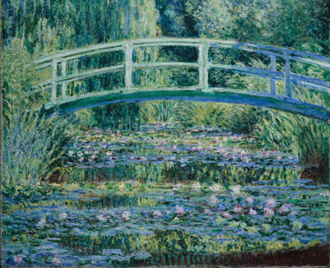 Featured in the exhibition opening Feb. 23 will be Monet's "Water Lilies and Japansese Bridge"