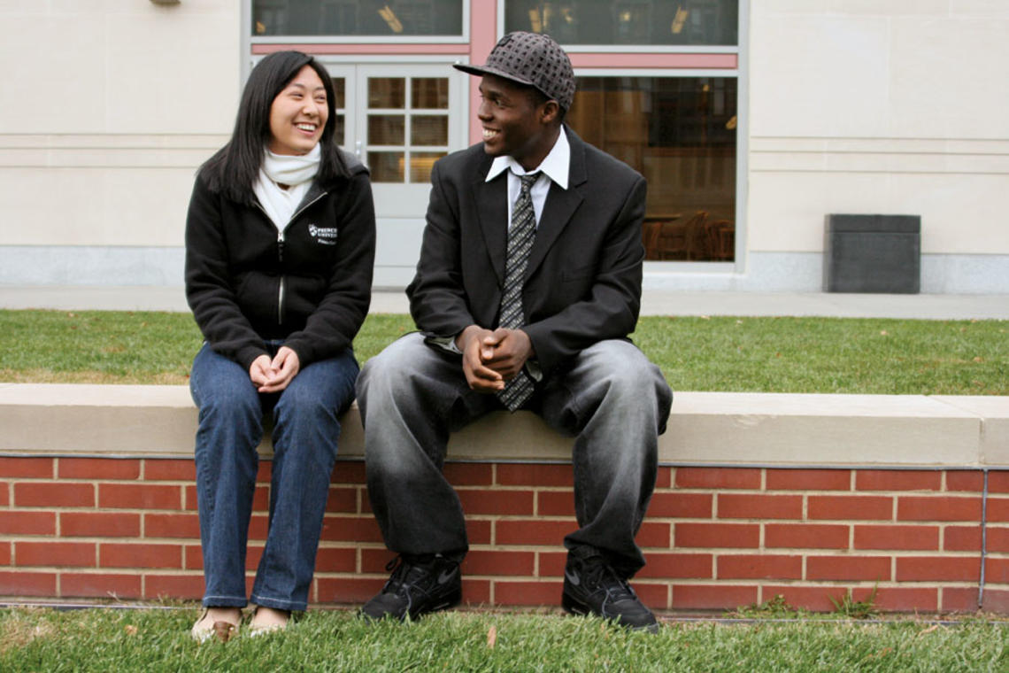 Olivia Quach ’12 and Jonathan Ford ’12, two of Princeton’s QuestBridge scholars.