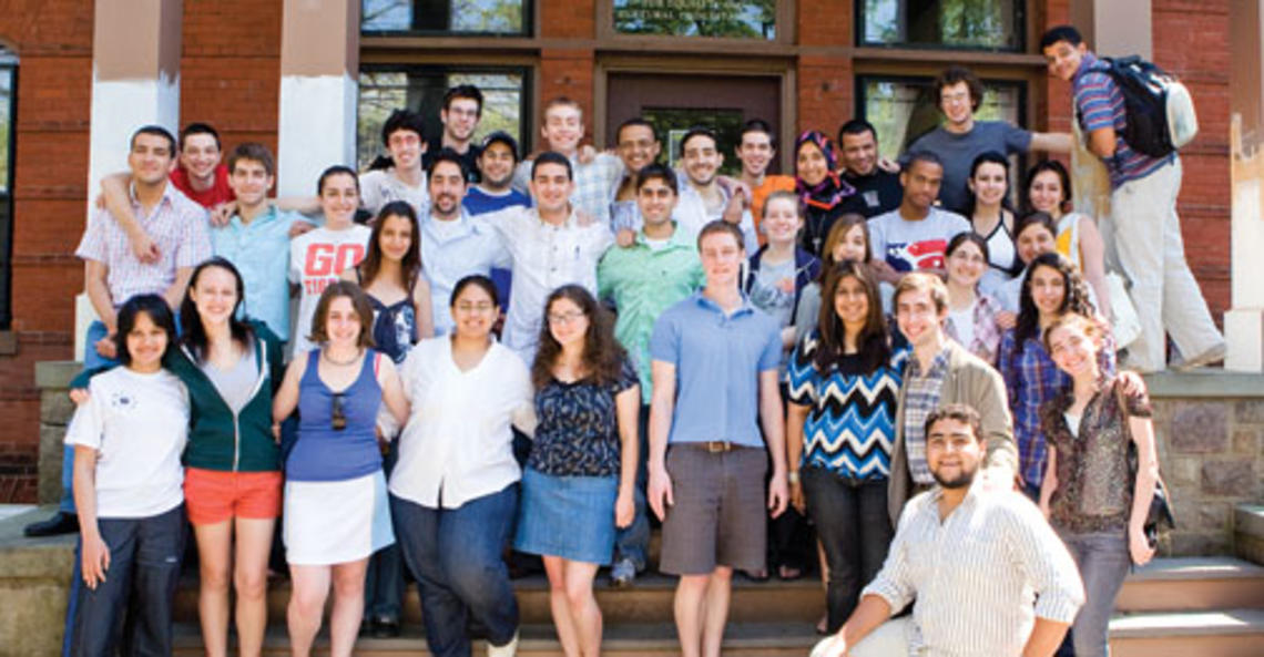 LIVE.NB_Visions.jpg Fifteen visiting students from Jordan, Morocco, Egypt, and Lebanon joined University students on campus April 24–27 to explore issues that connect the United States and Middle East.