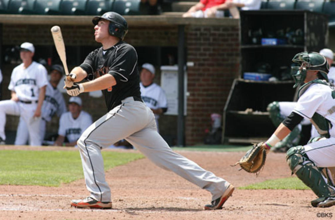 Sam Mulroy ’12 was 6-for-11 at the plate against Dartmouth.