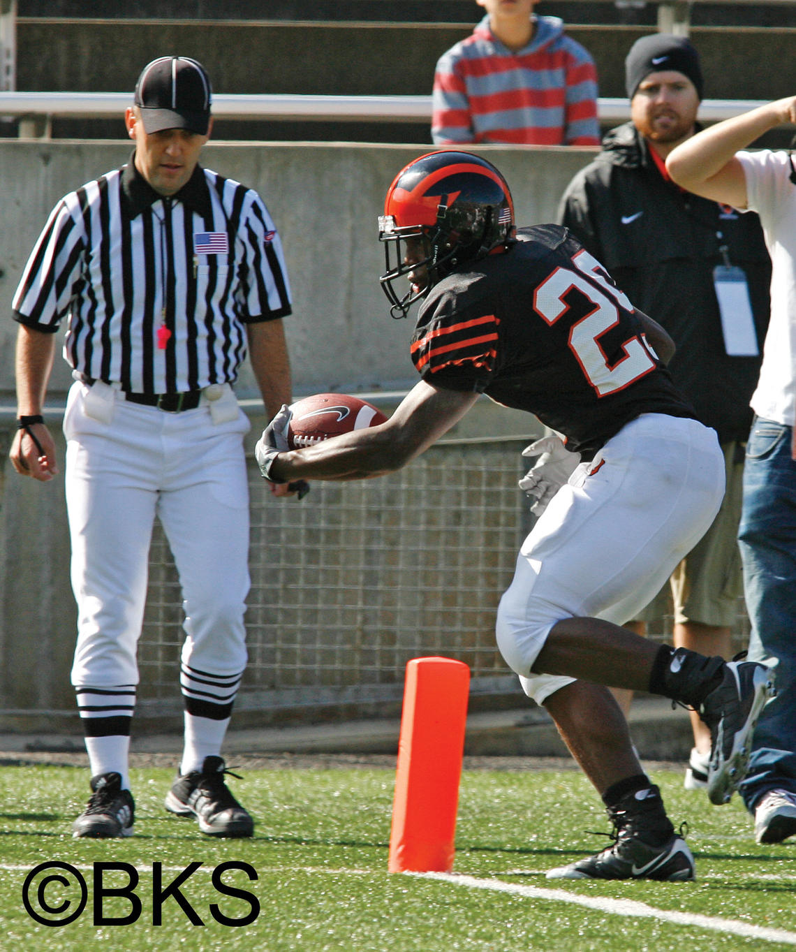 Running back Meko McCray ’11’s 12-yard run was Princeton’s only touchdown against Brown.