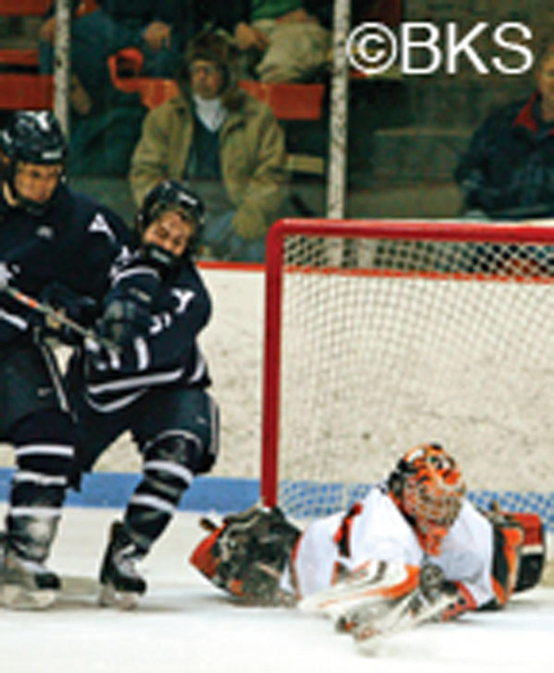 Zane Kalemba ’10 held opponents scoreless in three of Princeton's five ECAC Hockey playoff games.