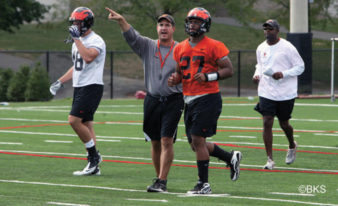 Bob Surace ’90 and the Tigers host Lafayette at Princeton Stadium Sept. 25.