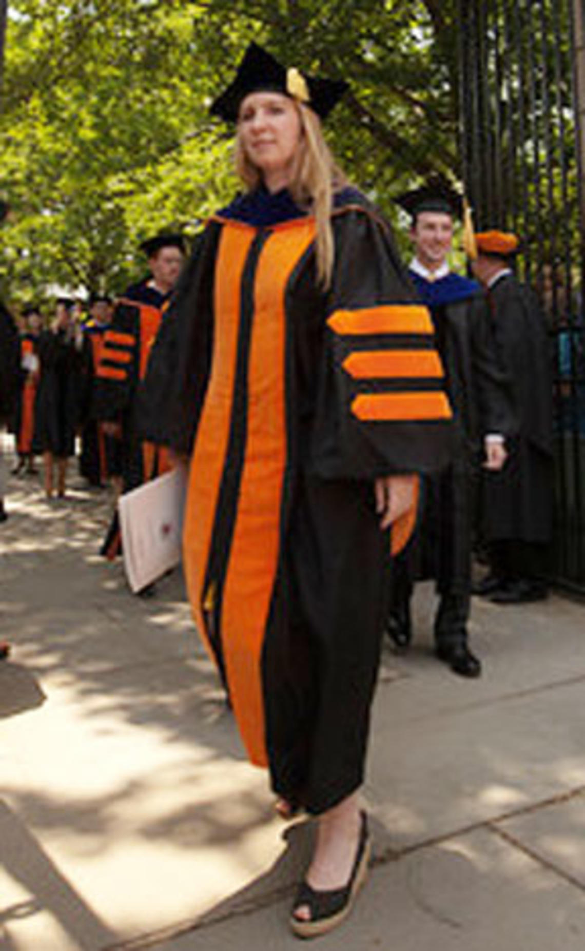 Academic regalia at Princeton's Commencement, 2011.  