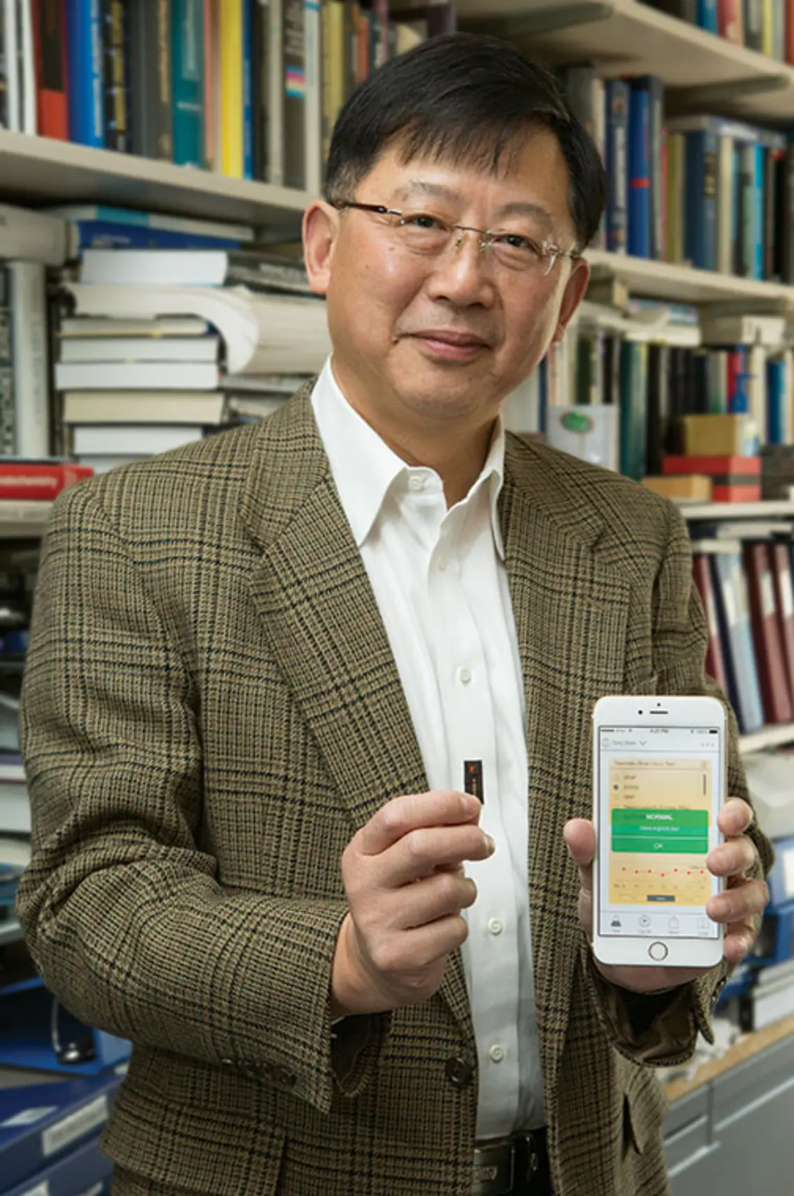 Mind-ChouNew.jpg “In developing countries, there often isn’t good access to medical testing, but everyone has a cellphone,” Stephen Chou says.